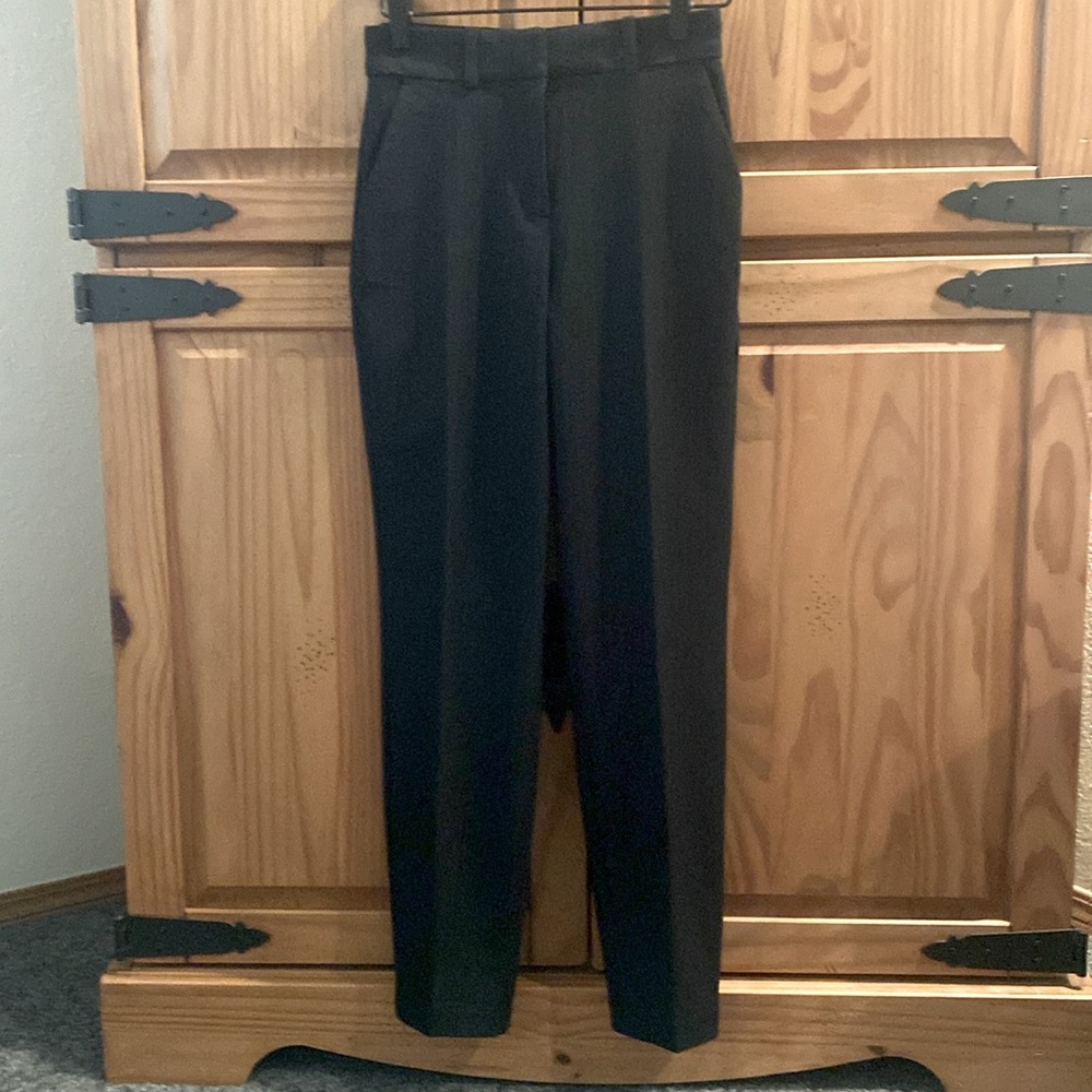 Size 2 black pin stripe slacks